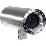Caméra IP ExCam XF P1367 Explosion-Protected vue depuis son angle droit
