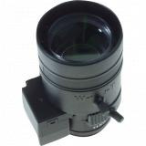 Fujinon Varifocal Megapixel Lens 15-50 mm, visto dal suo angolo sinistro
