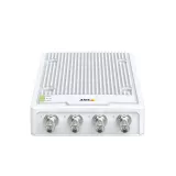 AXIS M7104 Video Encoder desde el frente con luces