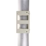 AXIS TD9301 Outdoor Midspan Pole Mount, vu de face. 