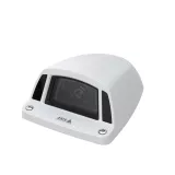 왼쪽 각도에서 본 화이트 색상의 AXIS P3925-LRE