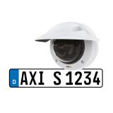 AXIS P3245-LVE-3 License Plate Verifier Kit, visto desde su ángulo izquierdo