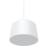 AXIS C1510 Network Pendant Speaker, zamontowany na suficie za pomocą przewodu