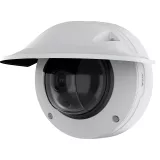 AXIS Q3538-LVE con schermo di protezione dalle intemperie dall'angolo sinistro