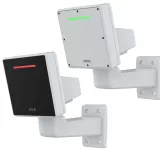 Two wall-mounted Axis radars with led-strips in red and green