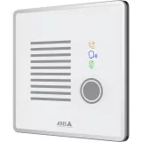 White AXIS I7020 Network Intercom visto pelo ângulo esquerdo