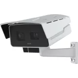 Weiße AXIS P1518-LE Box Camera von links betrachtet