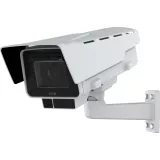 White AXIS Q1728-LE Block Camera viewed from its left angle