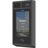 Interphone vidéo AXIS I8307-VE noir, vu de son angle gauche
