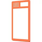AXIS TI8909 Safety Protection Cover, naranja vista desde su ángulo izquierdo