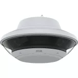 White AXIS Q6020-E Panoramic Camera viewed from its front