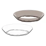 Product image of hard-coated smoked and clear dome