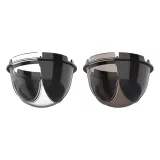 AXIS TQ3818-E Dome Clear/Smoked viewed from its front angle.