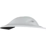 White AXIS TQ3819-E Weathershield viewed from its left angle.