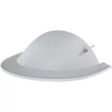 White AXIS TQ3815-E Cover Weathershield viewed from its left angle.
