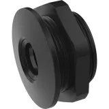 Black AXIS TF1204-RE Recessed Mount viewed from its left angle.