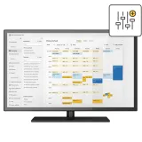 AXIS Audio Manger Pro C7110 viewed from its front