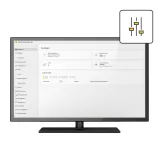 AXIS Audio Manager Edge application viewed from its front