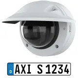 White AXIS P3285-LVE Kit viewed from its left angle