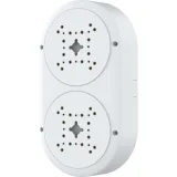 White AXIS TQ1823-VE Dual Mount Cabinet visto desde el lado derecho.