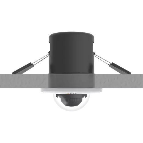 IP Camera AXIS M3015 has recessed-mount 1080p fixed mini dome. The camera is viewed from ceiling.