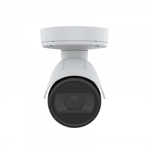 AXIS P1448-LE IP Camera is flexible and sturdy with Zipstream functionality. Mounted in the ceiling.