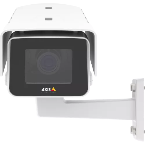 AXIS P1367-E IP Camera, mounted on the wall. The product is viewed from its front.