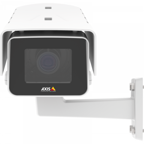 AXIS P1367-E IP Camera, mounted on the wall. The product is viewed from its front.