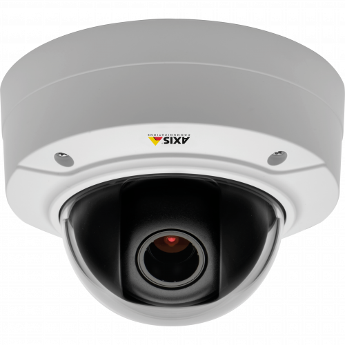 AXIS P3224-VE Mk II is an IP camera for outdoor use. The camera has remote zoom and focus. 