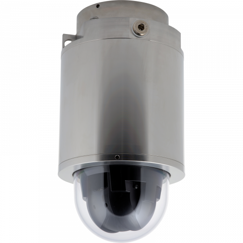 Die explosionsgeschützte PTZ IP-Kamera D201-S XPT Q6055 Explosion-Protected PTZ IP Camera verfügt über Full HDTV 1080p mit 32-fachem optischen Zoom.