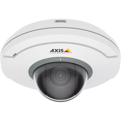  Die Axis IP-Kamera P5065 verfügt über Schwenken, Neigen, Zoomen mit 5-fachem optischen Zoom und 10-fachem Digitalzoom