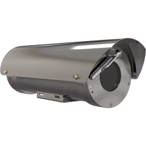 XF40-Q1765 Explosion-Protected IP Camera possui zoom de 18x e foco automático.