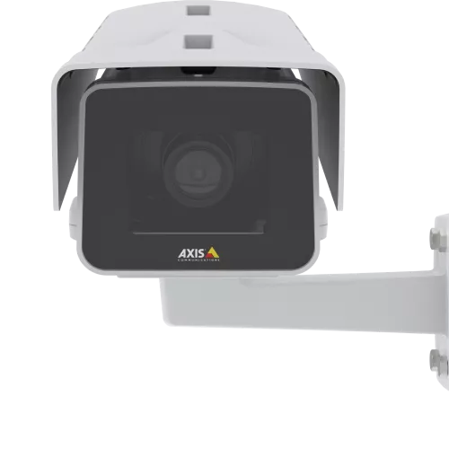 Caméra IP AXIS P1375-E IP Camera montée sur un mur de face