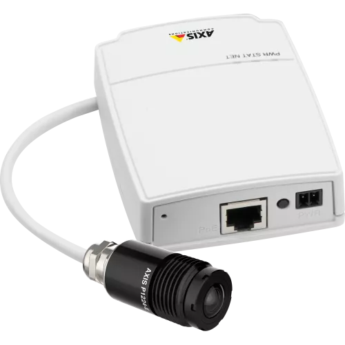 AXIS P1224-E IP Camera is a wide-angle miniature camera with Power over Ethernet.
