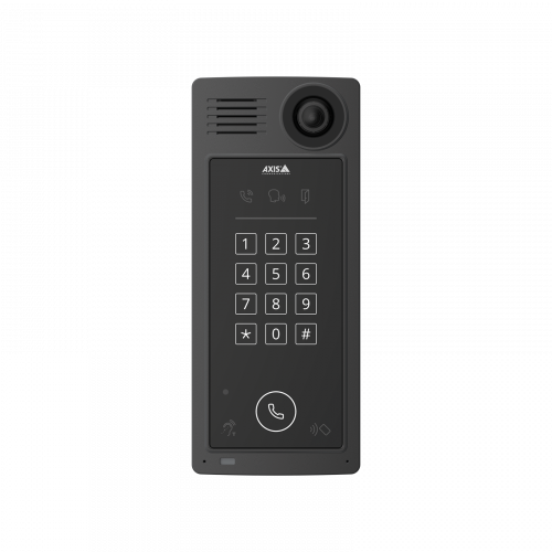 AXIS A8207-VE Network Video Door Station, viewed from its front