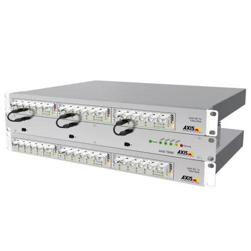 AXIS T8646 Media Converter Rack (左から見た図)