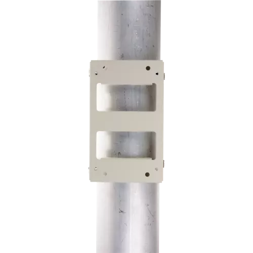 AXIS TD9301 Outdoor Midspan Pole Mount, vista frontal. 