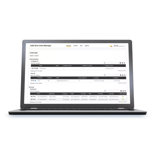 Laptop screenshot from front