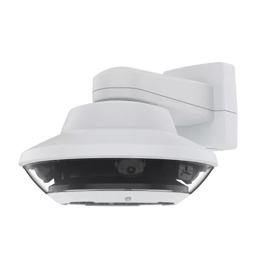 AXIS Q6010-W z AXIS T91G61 pod kątem z lewej