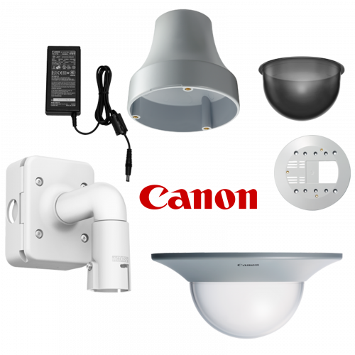 Collage de accesorios Canon