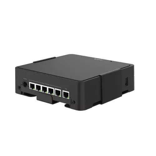 AXIS W800 System Controller depuis l'arrière dans un angle gauche