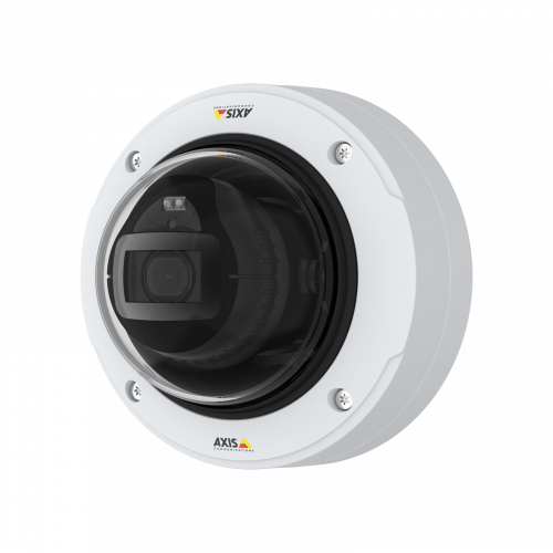 AXIS P3248-LVE IP camera, viewed from its left angle