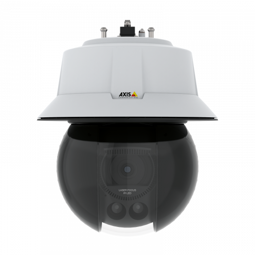 AXIS Q6315-LE PTZ Network Camera viewed from its front.