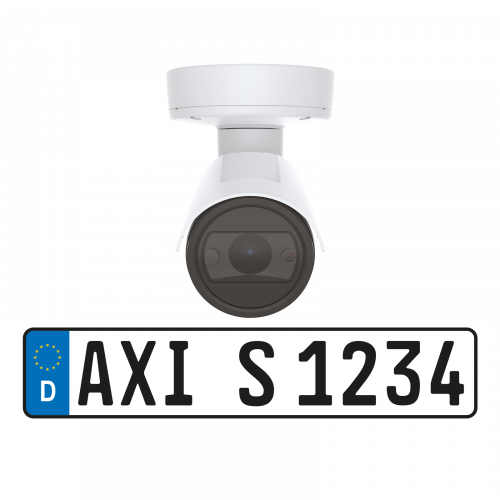 정면에서 본 AXIS P1455-LE-3 License Plate Verifier Kit