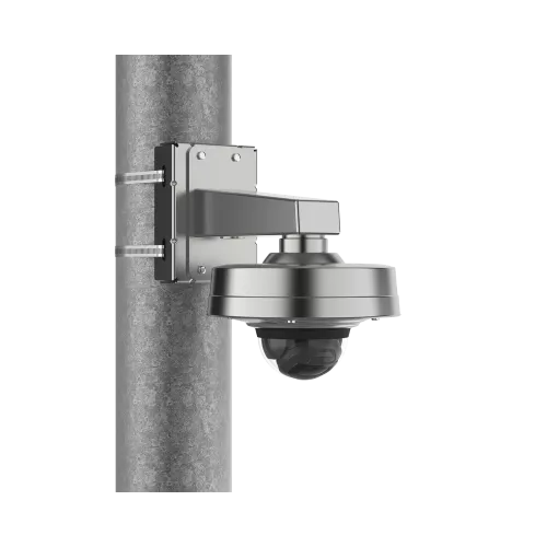 AXIS Q35SLVE monté sur AXIS T91F67 depuis l'angle droit
