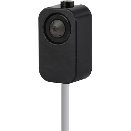 AXIS F8202 Straight Mounting Bracket with AXIS F1004 Pinhole Sensor Unit from the left angle