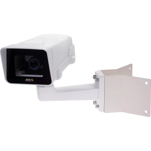 AXIS T94Q01A Wall Mount with AXIS T93F Top Cover from the left angle
