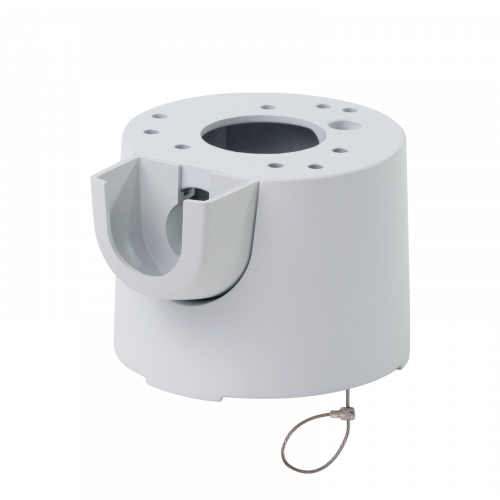 AXIS T94A02F Ceiling Bracket con AXIS Conduit Adapter, vista frontal