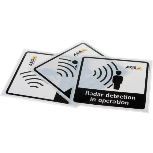 AXIS Radar Detection Sticker