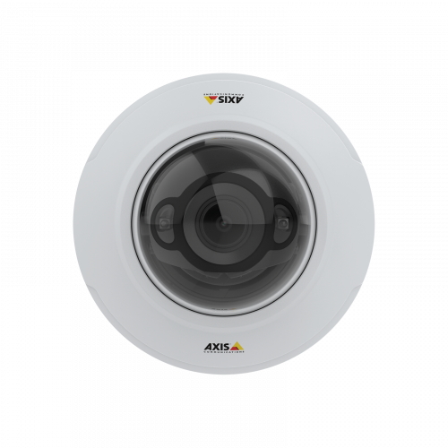 AXIS M4216-LV Dome Camera mounted on wall from front